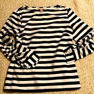 Banana republic striped blouse